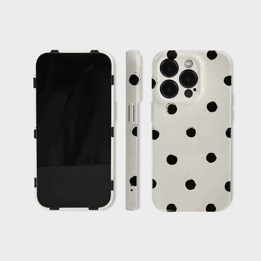 黒。白。ドット。